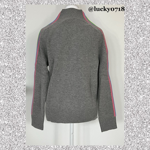 Chinti & Parker NWT Ripple Gray Marli Multi Wool & Cashmere Sweater Sz S - Picture 4 of 9